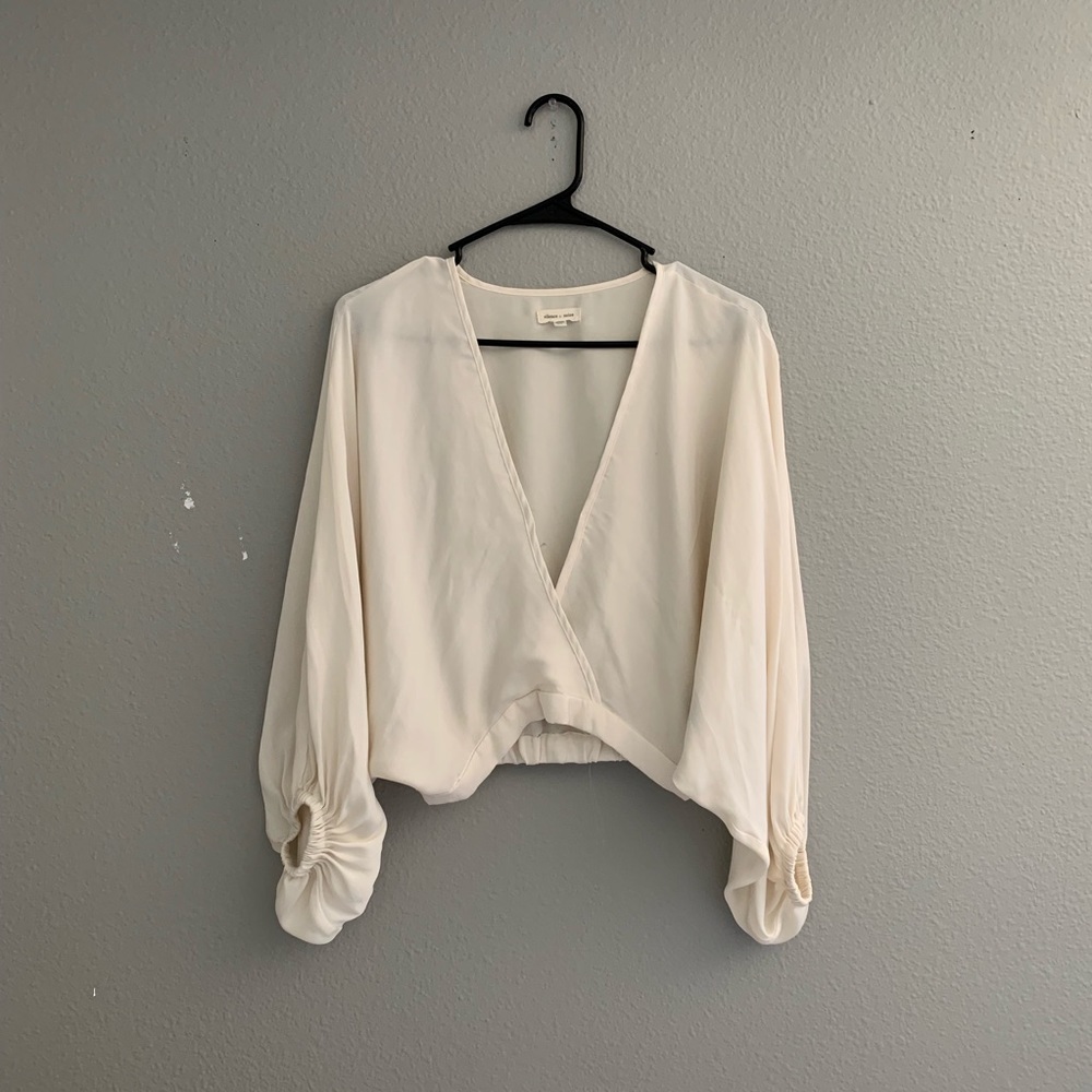 Urban Outfitters Wrap Surplice Crop Top
